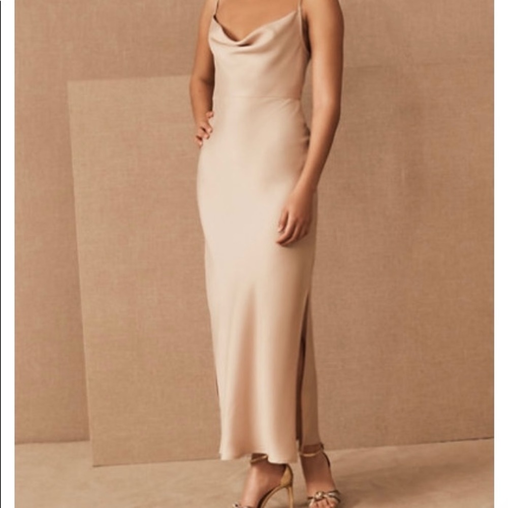 BHLDN Sachin & Babi Cali Satin Midi Dress